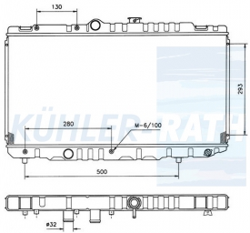 Wasserkhler passend fr Toyota