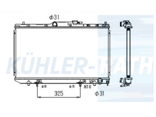 Wasserkhler passend fr Toyota