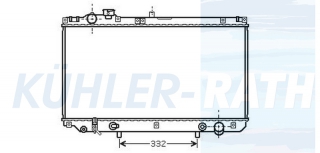 Wasserkhler passend fr Lexus