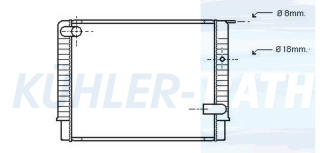Wasserkhler passend fr Volvo