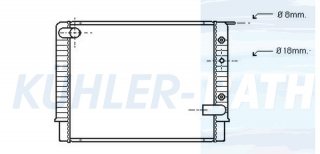 Wasserkhler passend fr Volvo