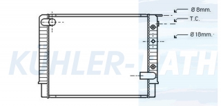 Wasserkhler passend fr Volvo