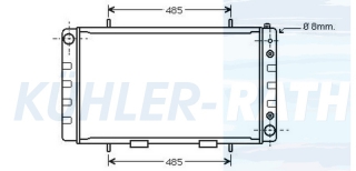 Wasserkhler passend fr Rover