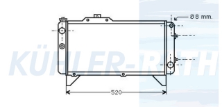 Wasserkhler passend fr Chrysler