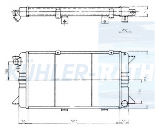 Wasserkhler passend fr Chrysler