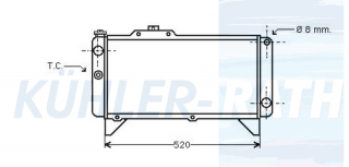 Wasserkhler passend fr Chrysler