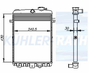 Wasserk�hler passend f�r Audi/VW