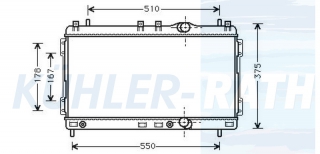 Wasserkhler passend fr Chrysler