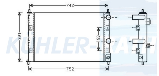 Wasserkhler passend fr Chrysler