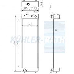 Wasserkhler passend fr Kobelco