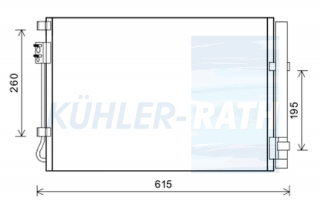 Kondensator passend fr Hyundai/Kia