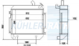 Wasserkhler passend fr Hyster/Yale