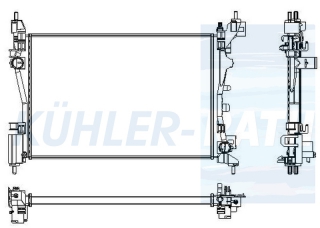 Wasserkhler passend fr Citron/Peugeot/Fiat