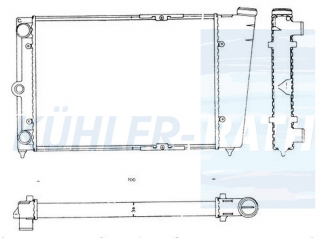 Wasserkhler passend fr VW