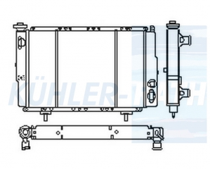 Wasserkhler passend fr Renault