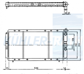 Wasserkhler passend fr Renault