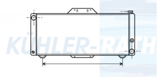 Wasserkhler passend fr Renault