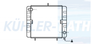 Wasserkhler passend fr VW