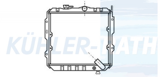 Wasserkhler passend fr Mitsubishi