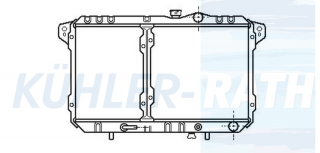 Wasserkhler passend fr Mitsubishi