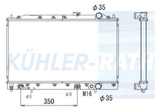 Wasserkhler passend fr Mitsubishi