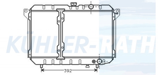 Wasserkhler passend fr Mitsubishi