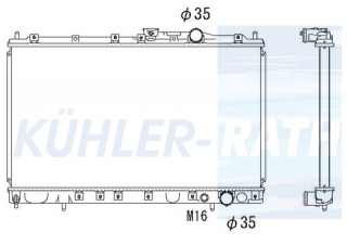 Wasserkhler passend fr Mitsubishi