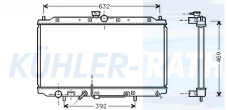 Wasserkhler passend fr Mitsubishi