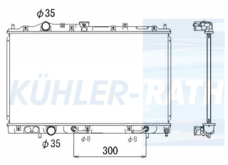 Wasserkhler passend fr Mitsubishi