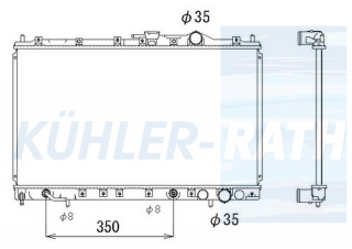 Wasserkhler passend fr Mitsubishi