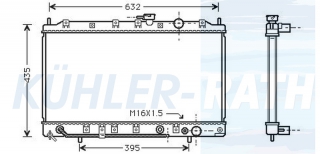 Wasserkhler passend fr Mitsubishi