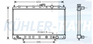 Wasserkhler passend fr Mitsubishi