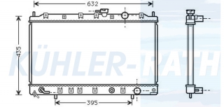 Wasserkhler passend fr Mitsubishi