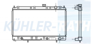 Wasserkhler passend fr Mitsubishi