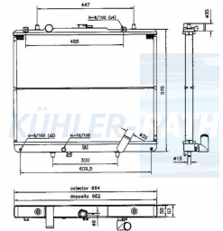 Wasserkhler passend fr Mitsubishi