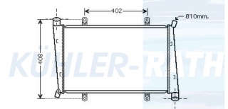 Wasserkhler passend fr Mitsubishi