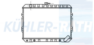 Wasserkhler passend fr Mitsubishi