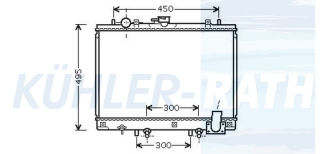 Wasserkhler passend fr Mitsubishi