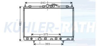 Wasserkhler passend fr Mitsubishi