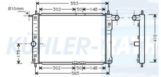 Wasserkhler passend fr Chevrolet/Daewoo