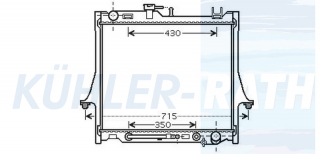 Wasserkhler passend fr Isuzu