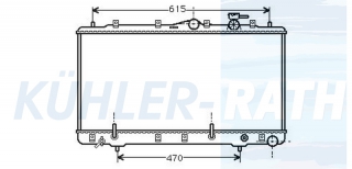 Wasserkhler passend fr Hyundai