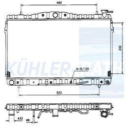 Wasserkhler passend fr Hyundai