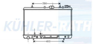 Wasserkhler passend fr Hyundai