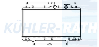 Wasserkhler passend fr Hyundai