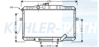 Wasserkhler passend fr Hyundai