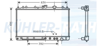 Wasserkhler passend fr Hyundai