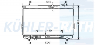 Wasserkhler passend fr Hyundai