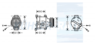 Kompressor passend fr Fiat/Lancia