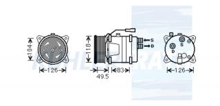 Kompressor passend fr Seat